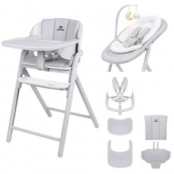 Carrello Tenero  Leżaczek i krzesełko-transformer 3w1