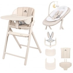 Carrello Tenero  Leżaczek i krzesełko-transformer 3w1