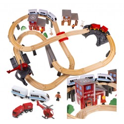 Kruzzel Drewniana Kolejka...