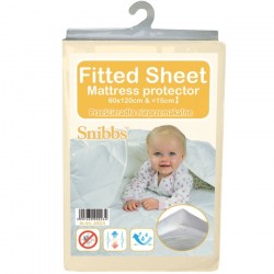 SNIBBS Nieprzemakalne prześcieradło frotte 60x120 cm