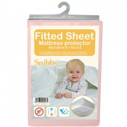 SNIBBS Nieprzemakalne prześcieradło frotte 60x120 cm
