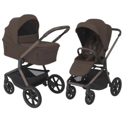 Espiro Noble Wózek 2w1 ze składaną gondolą + Adapatery