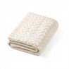 Babyono 1648 Kocyk z wełny merino 75x100 cm - Naturalne Ciepło
