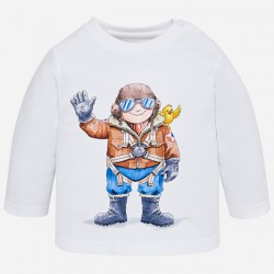 MAYORAL 2034 KOSZULKA Z PILOTEM BLANCO