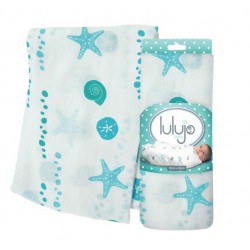 Lulujo Kocyk Bambusowy Otulacz 120x120cm