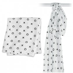 Lulujo Kocyk Bambusowy Otulacz 120x120cm