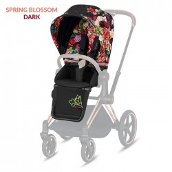 CYBEX PRIAM 2.0 SPRING BLOSSOM WÓZEK SPACEROWY + GONDOLA + FOTELIK CLOUD Z I-SIZE ZESTAW 3W1