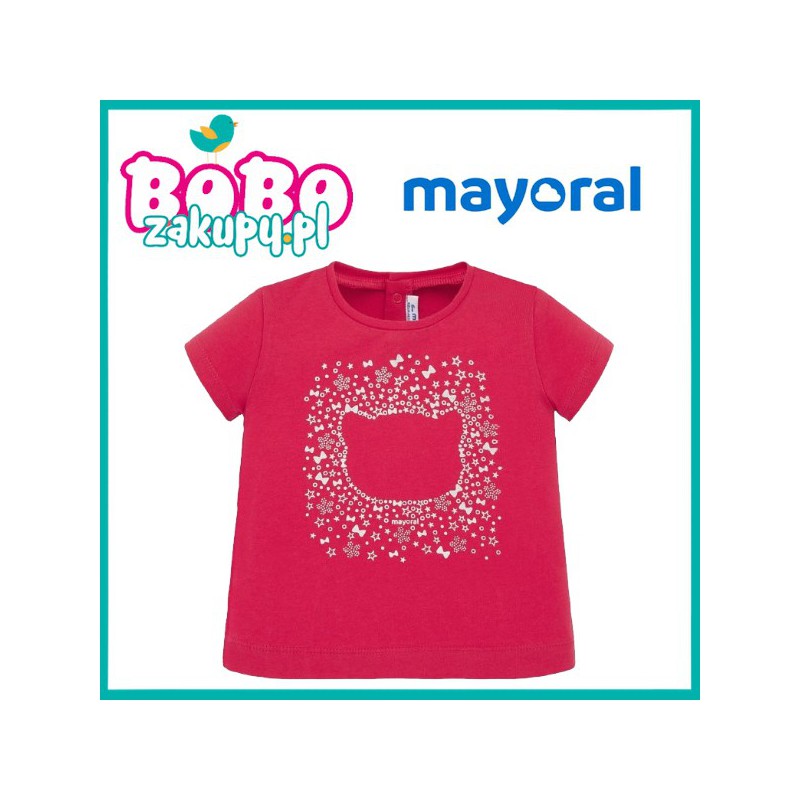 Mayoral 105.092 Koszulka z krótkim rękawem dla dziewczynki