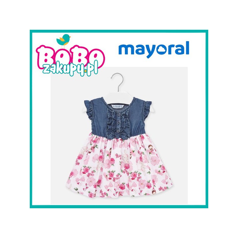 Mayoral 1937.072 Sukienka łączona Baby