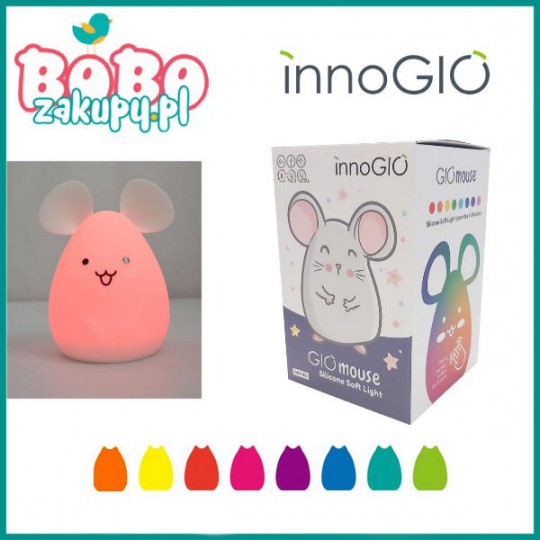InnoGIO Silikonowa Lampka nocna GIOmause GIO-100