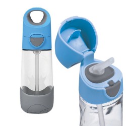 B.box Butelka tritanowa ze słomką 450 ml