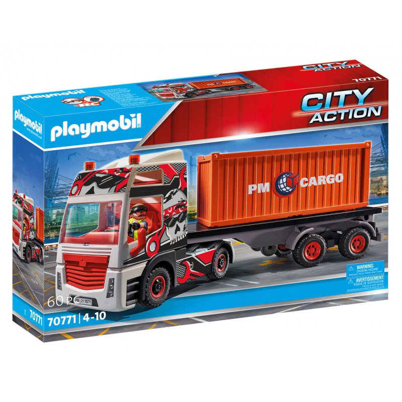 Playmobil Cargo 70771 Samochód ciężarowy z przyczepą klocki